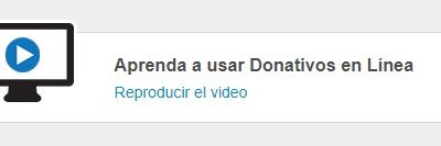 Aprenda a usar Donativos en Línea