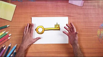 Cómo dibujar una llave y un templo | Ven, crea conmigo