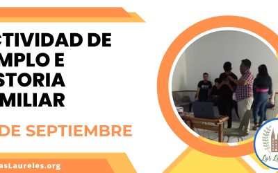 Actividad de Templo e Historia Familiar – 30 de Septiembre
